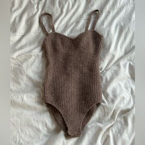 Zara knit bodysuit